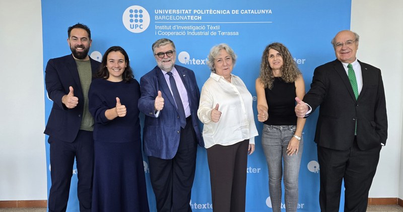 De izquierda a derecha: Antonio Roade, Adriana Dominguez, Jordi Berenguer, Diana Cayuela, Monica Ardanuy y Enric Carrera