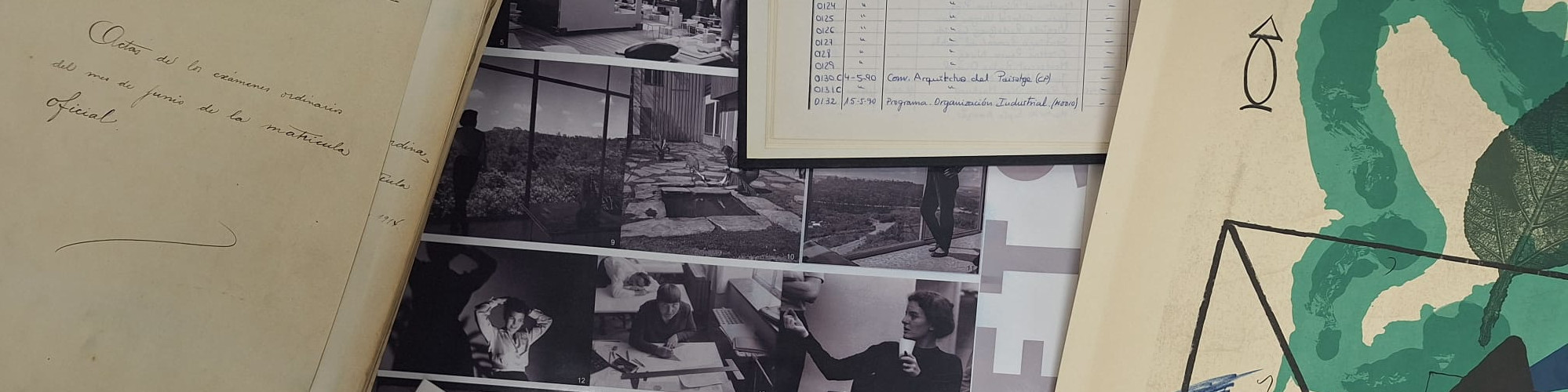collage de documents de l'arxiu