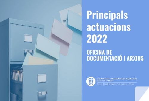 Principals actuacions 2022