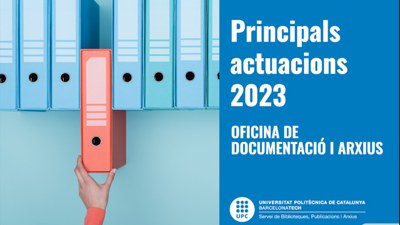 Principals actuacions de l'ODA el 2023