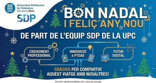 Bon Nadal i Feliç Any Nou - Equip SDP de la UPC