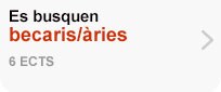 Es busquen becaris i becàries Es busquen becaris i becàries