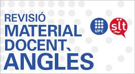 Revisió material docent en anglès