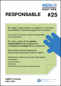 responsable responsable