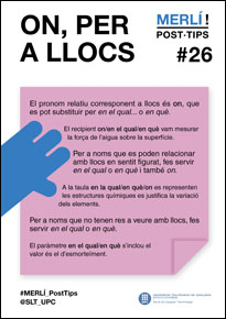 on per a llocs on per a llocs