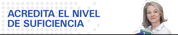 Acredita el nivel de suficiencia