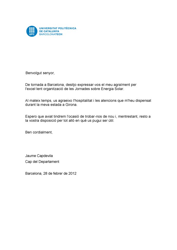 exemple carta 21