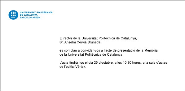 exemple invitació targetó