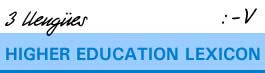 Higher Education Lexicon A