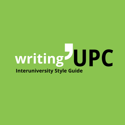 Interuniversity style guide