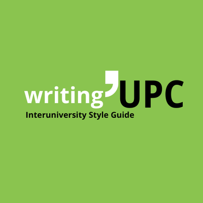 Interuniversity Style Guide