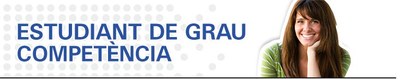 Estudiant de grau. Competència en tercera llengua