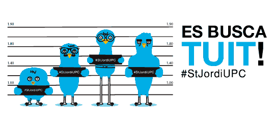 Concurs #StJordi UPC Es busca tuit!