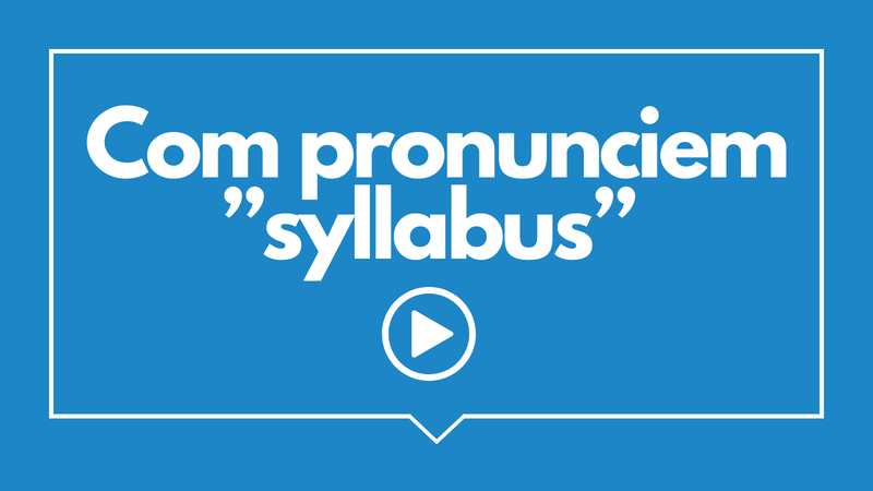 Com pronunciem sylabus