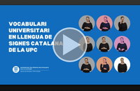 Vocabulari universitari en llengua de signes catalana de la UPC