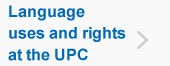 Language uses and rights at the UPC