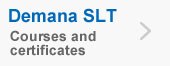 Demana SLT. Courses and certificates
