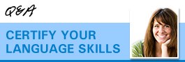 Certify your language skills