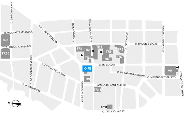 Terrassa mapa