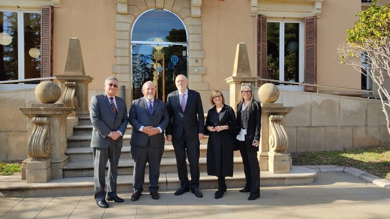 The UPC continues receiving international institutional visits during March 2025